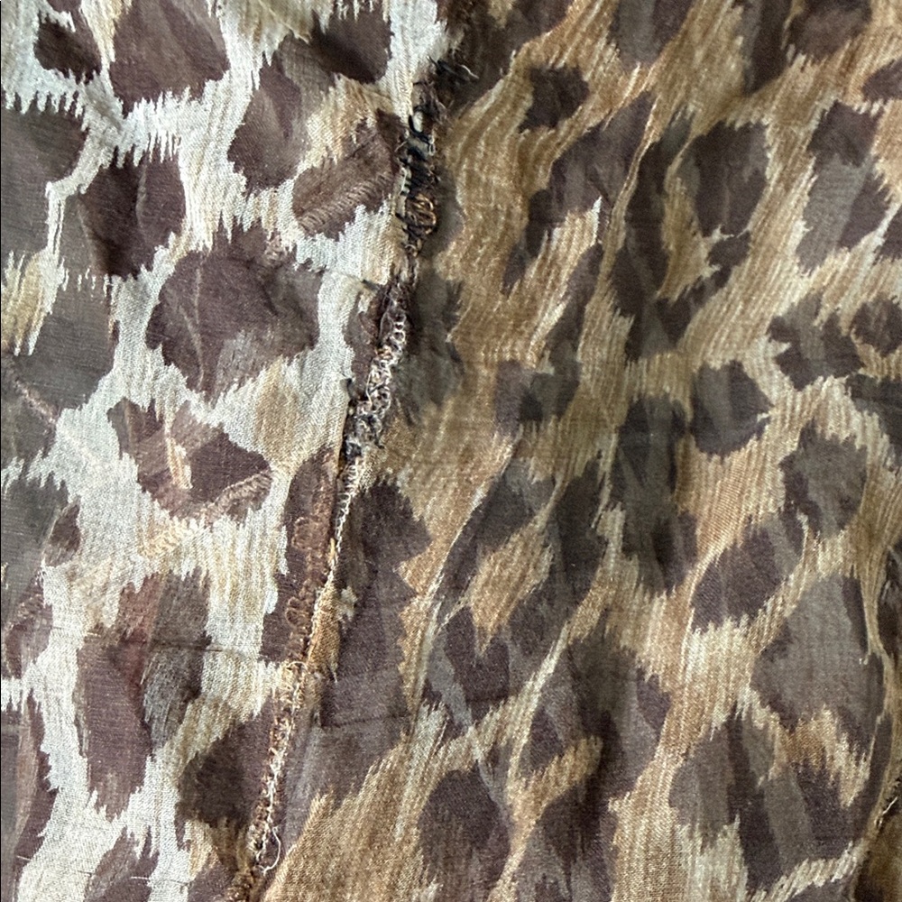 Dolce & Gabbana Animal Print Midi Dress 100%Silk - Picture 10 of 11